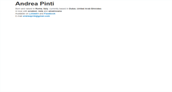Desktop Screenshot of andreapinti.com